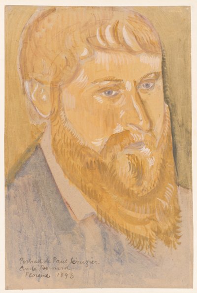 Portræt af Paul Sérusier af Emile Bernard