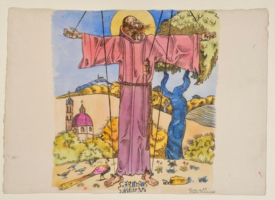 Sankt Frans af Assisi af Emile Bernard