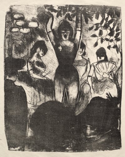 Sanger ved Café-Koncerten af Emile Bernard