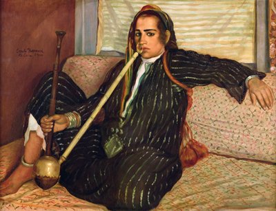 Rygning Haschich, 1900 af Emile Bernard