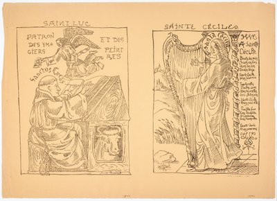 Sankt Lukas af Emile Bernard
