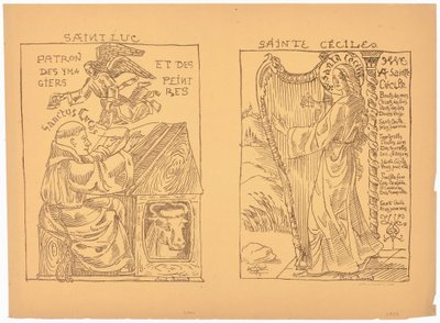 Der heilige Lukas af Emile Bernard