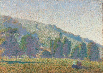 To bretonske kvinder på en eng, 1886 af Emile Bernard
