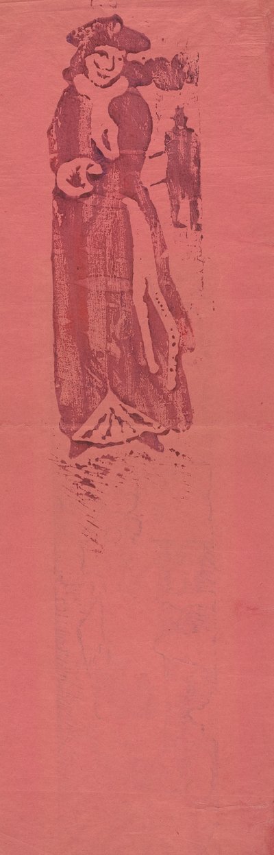 Frau mit Muff (La Dame au Manchon) af Emile Bernard
