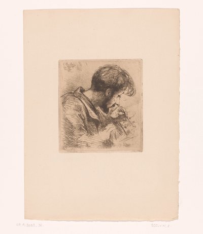 Portræt One Paul Adolphe Rajon af Emile Boilvin