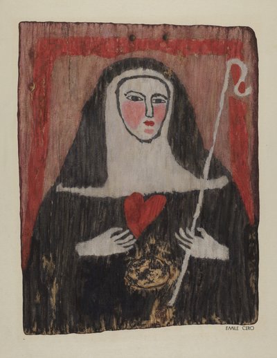hellig altertavle, ca. 1939. af Emile Cero