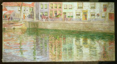 På den anden side af kanalen, 1900 af Emile Claus