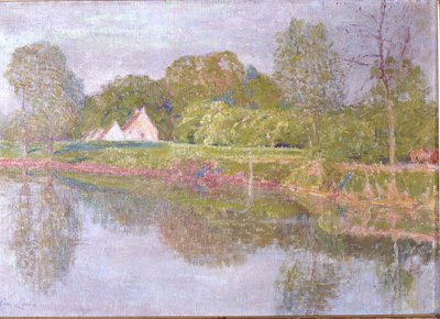 Landskab ved Lysen, en morgen i maj, 1902 af Emile Claus