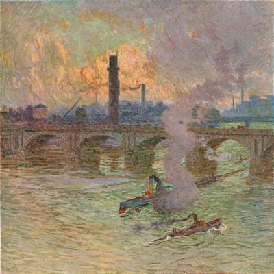 Rart vejr, c1917 af Emile Claus