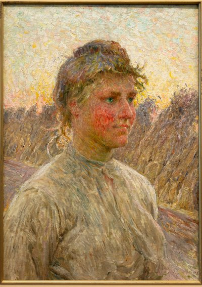 Unge Bondekone af Emile Claus
