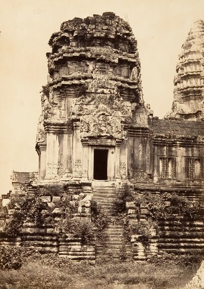 Great Pagoda - North Tower of the 2nd Floor, 1866. af Emile Gsell