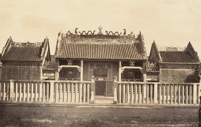 Kinesisk bypagode, 1866. af Emile Gsell