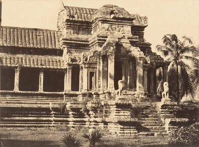 Indgangsportikoen til Grand Gallery of the Pagoda, 1866. af Emile Gsell