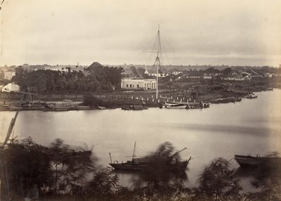 Udsigt over Saigon ark nr. 1, 1866. af Emile Gsell