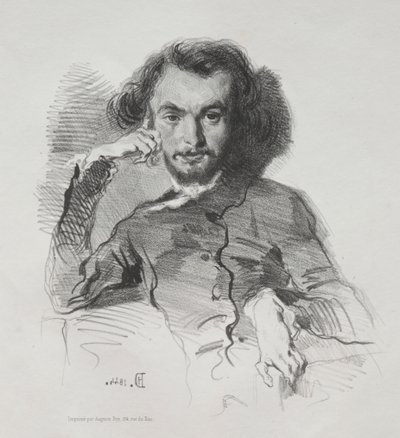 Charles Pierre Baudelaire af Emile Isidore Deroy