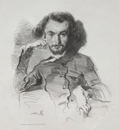Charles-Pierre Baudelaire, 1844. af Emile Isidore Deroy