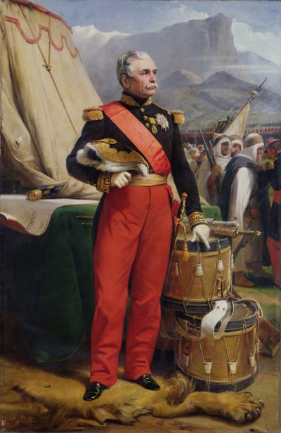 Grev Jacques-Louis-Cesar-Alexandre de Randon (1795-1871) marskal af Frankrig, 1857 af Emile Jean Horace Vernet