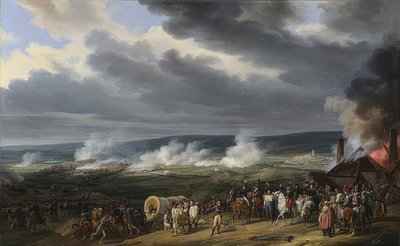 Slaget ved Jemappes. 1821 af Emile Jean Horace Vernet
