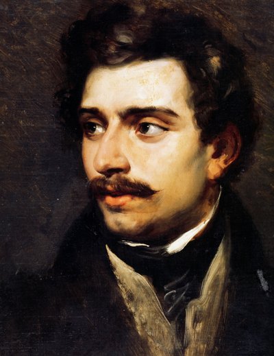 Portræt af Federico Ricci (Napoli af Emile Jean Horace Vernet