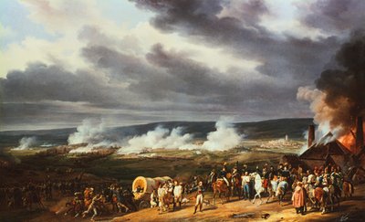 Slaget ved Jemappes, 1792, 1821. af Emile Jean Horace Vernet