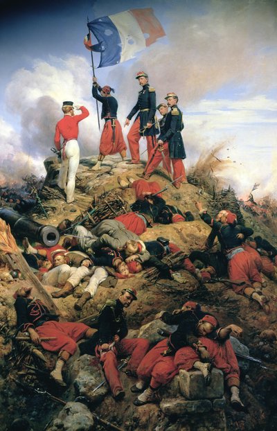 Indtagelsen af Malakoff af Emile Jean Horace Vernet