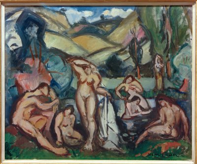 Badende Frauen af Emile Othon Friesz