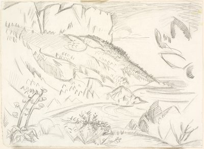 Cap Canaille ved Cassis. af Emile Othon Friesz