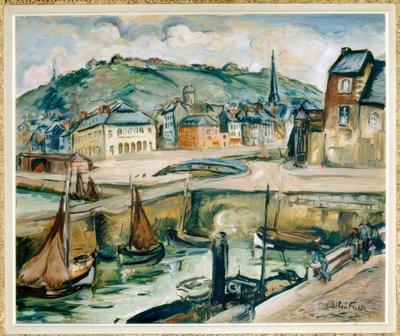 Honfleur af Emile Othon Friesz