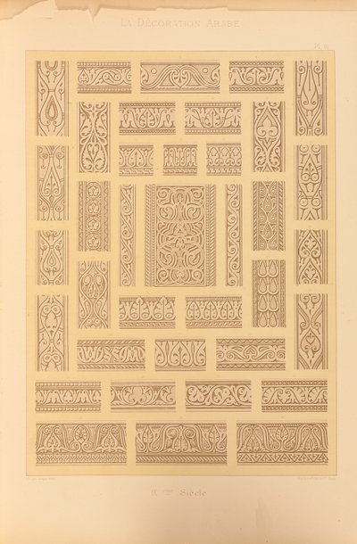 Moskeen i Ahmed-ibn-Touloun, 1885 af Emile Prisse dAvennes