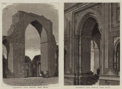 Udsigt i Indien af Emile Theodore Therond