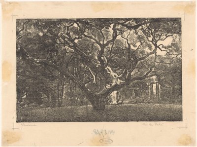 Bos i Bergen af Emilius Wilhelmus Dehé (signed by artist)