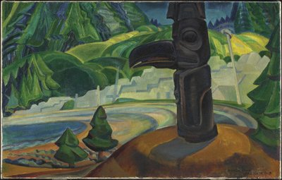 Skidegate, Graham Island, Britisk Columbia af Emily Carr