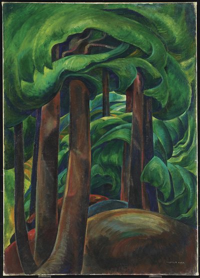 Western Forest, ca. 1931 (olie på lærred) af Emily Carr