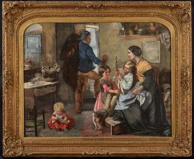 Presentiments (olie på lærred) af Emily Mary Osborn