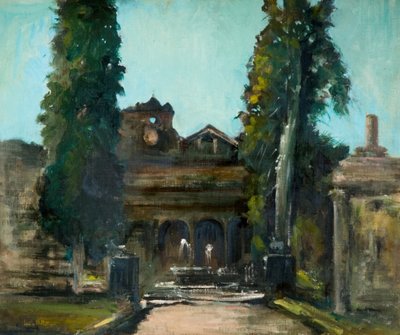 Diocletians bade, Rom, 1930. af Emily Murray Paterson