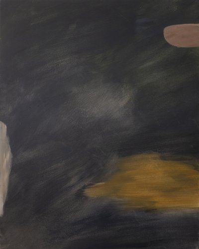 Mørkeguld abstrakt af Emily Tingey