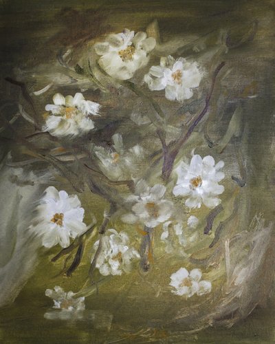 Bløde, hvide blomster af Emily Tingey