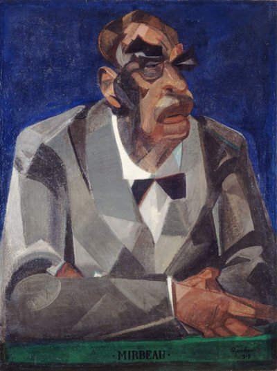 Octave Mirbeau 1848-1917, 1919. af Emmanuel Gondouin