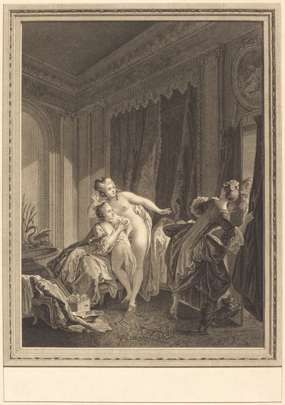Aften af Emmanuel Jean Nepomucène de Ghendt after Pierre Antoine Baudouin