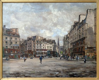 Place Maubert i 1888, Painting a l