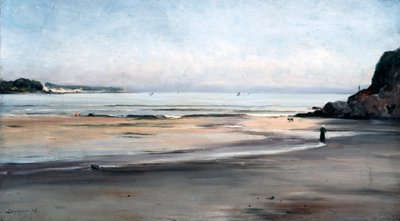 Stigende tidevand lørdag morgen, 1876. af Emmanuel Lansyer