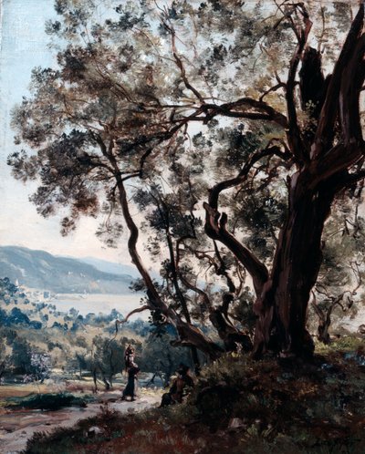 Roquebrune, 1892 af Emmanuel Lansyer