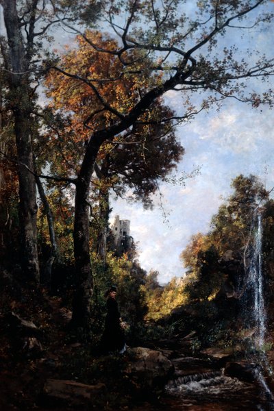 Efterårsvandringen, 1869. af Emmanuel Lansyer
