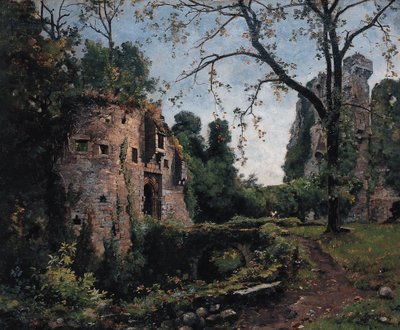 Bastion des Ormes, det indre af Château de Clisson af Emmanuel Lansyer