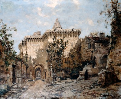 Døren til Cordelières og slottet, 1891 af Emmanuel Lansyer