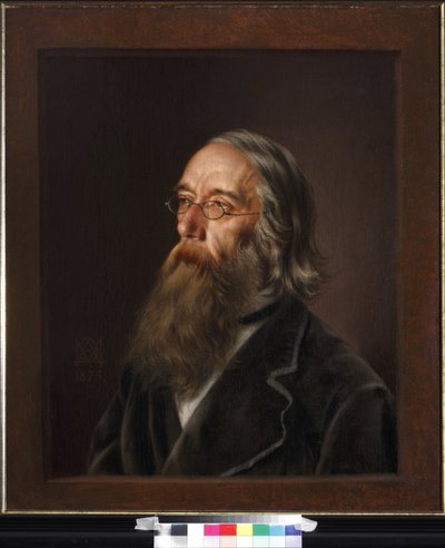 Portræt af Vasily Alexeyevich Yelagin (Elaguine) (1818-1879) af Dmitriev-Mamonov, Emmanuil Alexandrovich (1824-1880). Olie på lærred af Emmanuil Alexandrovich Dmitriev Mamonov
