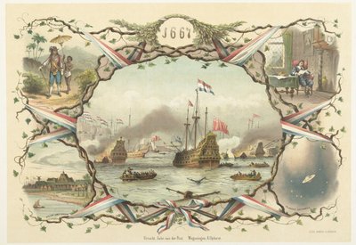 Rejsen til Chatham og erobringen af ​​Royal Charles, 1667 af Emrik and Binger