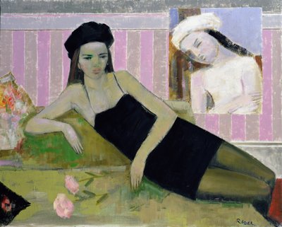 Antoinette og en detalje fra Balthus af Endre Roder