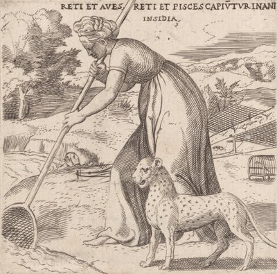 Indfangning, ca. 1545-50. af Enea Vico