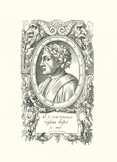 Giovanni Boccaccio, italiensk digter, romanforfatter og humanist af Enea Vico
